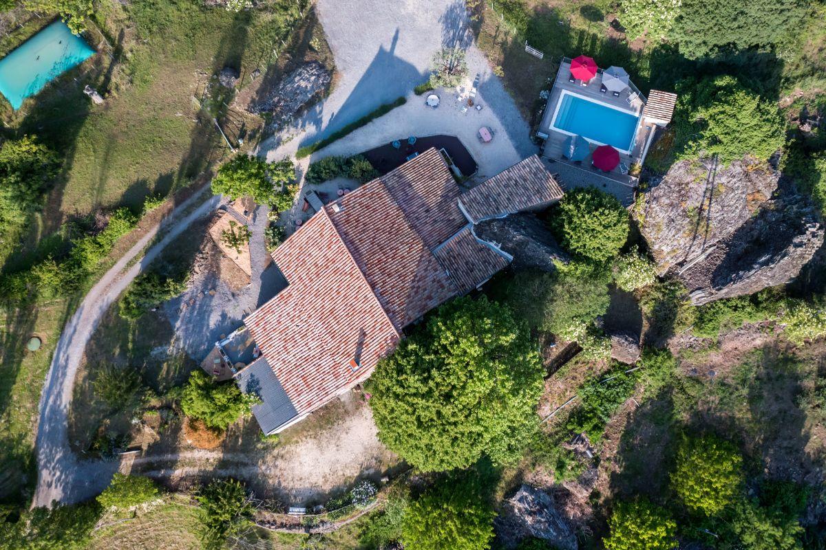 La ferme de mon grand père vue du ciel